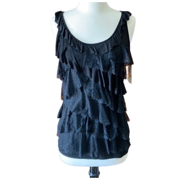 Lace Ruffle Top - Picture 3 of 8